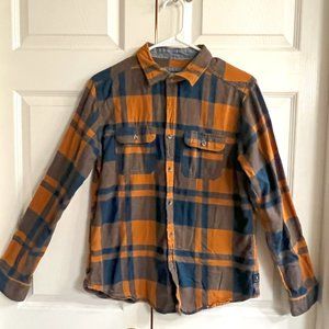 Orange and Blue Flannel